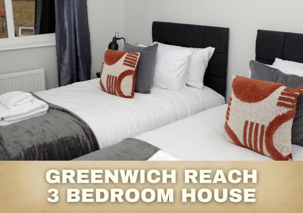 3-Bed House With Parking Near London O2アパートメント エクステリア 写真